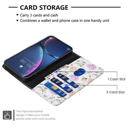 For OPPO Reno16/Reno16 Pro 5G Global BF42 Color Painting Leather Phone Case - Yellow Rose - EDA009926802D