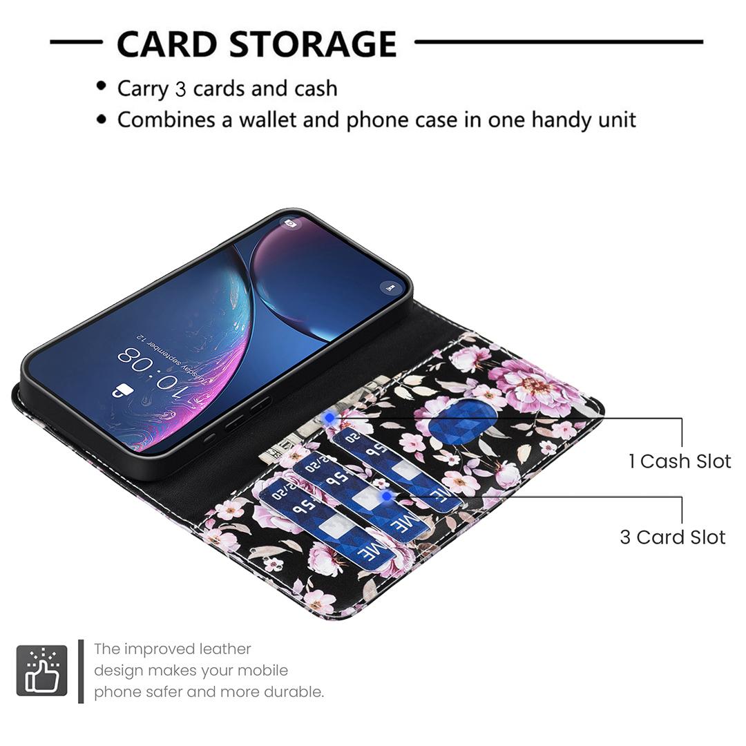 For OPPO Reno16/Reno16 Pro 5G Global BF42 Color Painting Leather Phone Case - Rose - EDA009926802E
