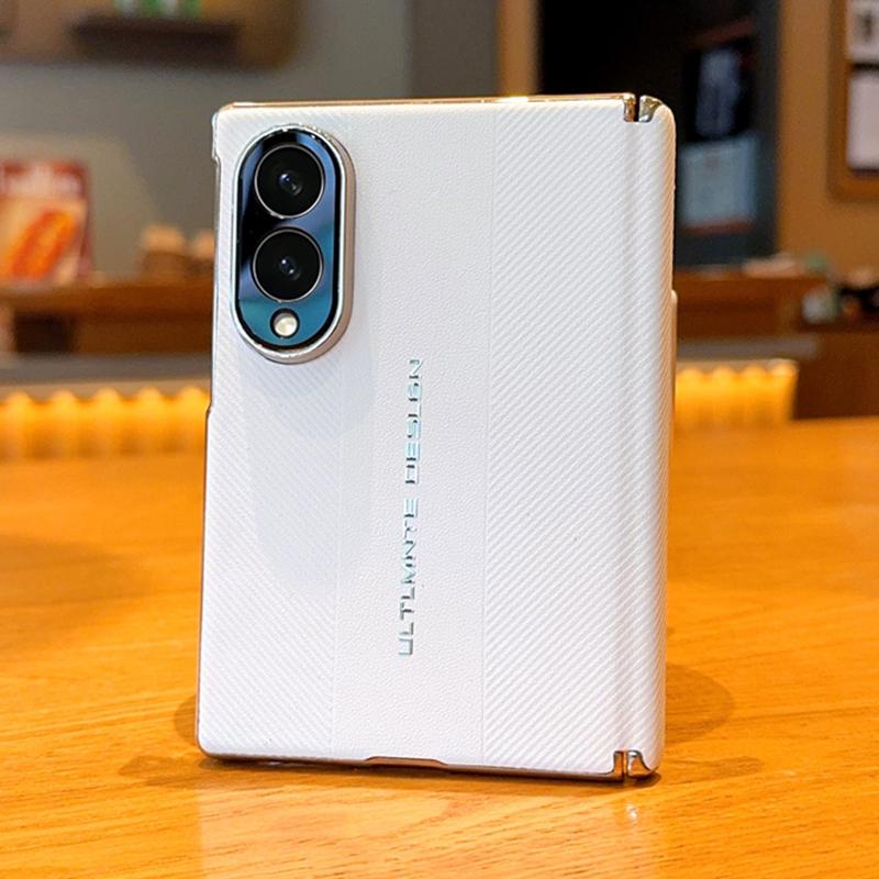 For Galaxy Z Fold8 5G Electroplate Dual-Hinge Ultimate Design Phone Case - White - EDA009927401A