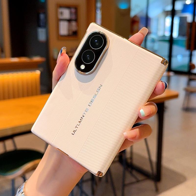 For Galaxy Z Fold8 5G Electroplate Dual-Hinge Ultimate Design Phone Case - White - EDA009927401A