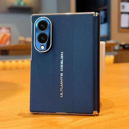 For Galaxy Z Fold8 5G Electroplate Dual-Hinge Ultimate Design Phone Case - Black - EDA009927401B