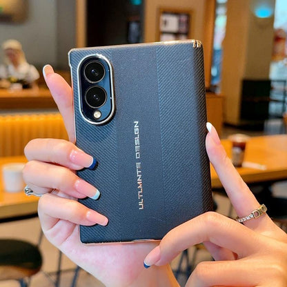 For Galaxy Z Fold8 5G Electroplate Dual-Hinge Ultimate Design Phone Case - Black - EDA009927401B