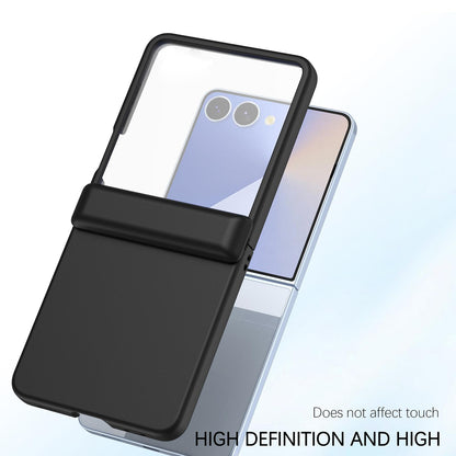 For Galaxy Z Flip8 5G Skin Feel PC Hinge Phone Case - Black - EDA009928901A