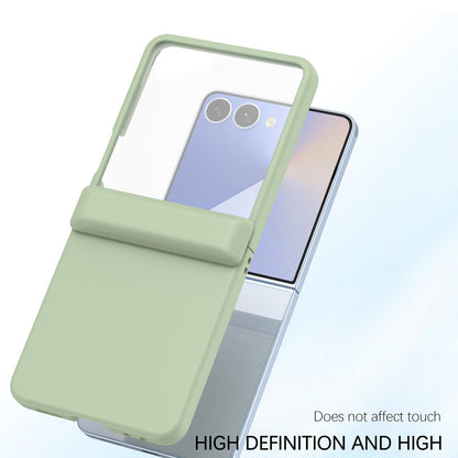 For Galaxy Z Flip8 5G Skin Feel PC Hinge Phone Case - Light Green - EDA009928901D