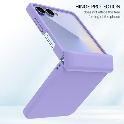 For Galaxy Z Flip8 5G Skin Feel PC Hinge Phone Case - Purple - EDA009928901E