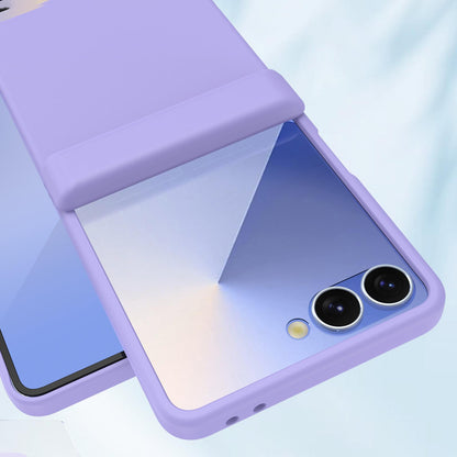For Galaxy Z Flip8 5G Skin Feel PC Hinge Phone Case - Purple - EDA009928901E