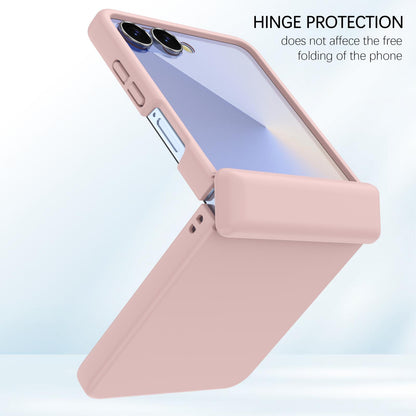 For Galaxy Z Flip8 5G Skin Feel PC Hinge Phone Case - Pink - EDA009928901F