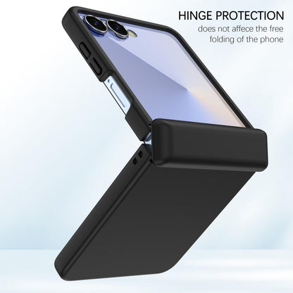 For Galaxy Z Flip7 5G Skin Feel PC Hinge Phone Case - Black - EDA009928902A