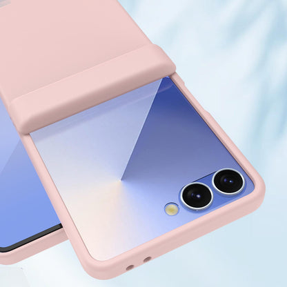 For Galaxy Z Flip7 5G Skin Feel PC Hinge Phone Case - Pink - EDA009928902F
