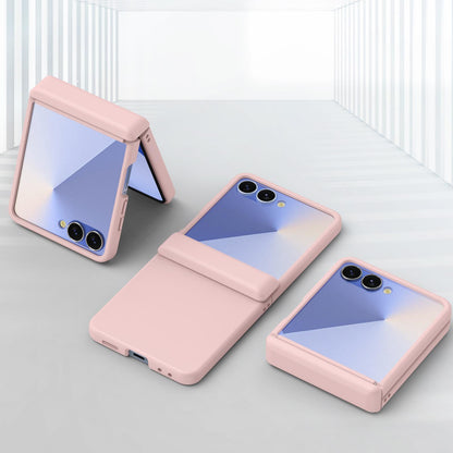 For Galaxy Z Flip7 5G Skin Feel PC Hinge Phone Case - Pink - EDA009928902F