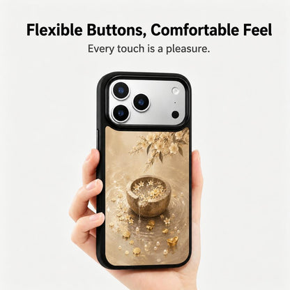For iPhone 17 Pro Earth Series PC Silicone Magnetic Phone Case - Earthy Treasure Hoard - EDA009929902D