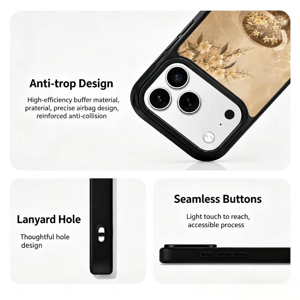 For iPhone 17 Pro Earth Series PC Silicone Magnetic Phone Case - Earthy Treasure Hoard - EDA009929902D
