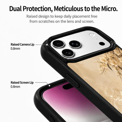 For iPhone 17 Pro Earth Series PC Silicone Magnetic Phone Case - Earthy Treasure Hoard - EDA009929902D