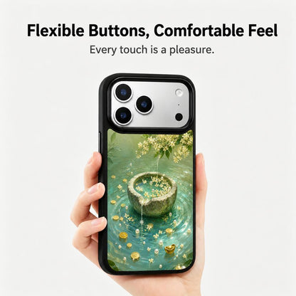For iPhone 17 Pro Max Wood Series PC Silicone Magnetic Phone Case - Timber Treasure Hoard - EDA009930701D