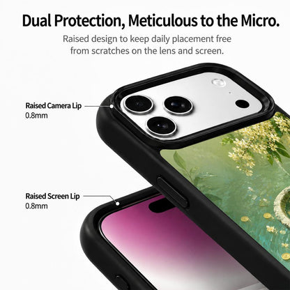 For iPhone 17 Pro Max Wood Series PC Silicone Magnetic Phone Case - Timber Treasure Hoard - EDA009930701D