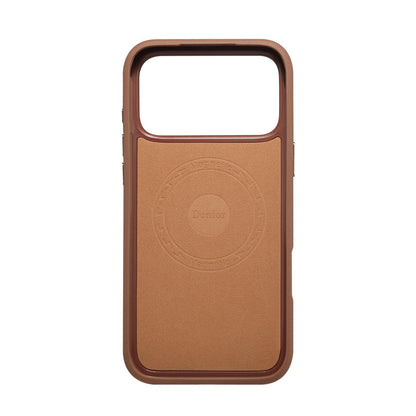 For iPhone 18 Pro Denior Vintage Boho Embroidery Style Magnetic Protective Phone Case - Pink - EDA009933008B