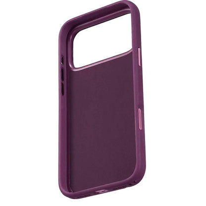 For iPhone 18 Pro Denior Vintage Boho Embroidery Style Magnetic Protective Phone Case - Purple - EDA009933008G