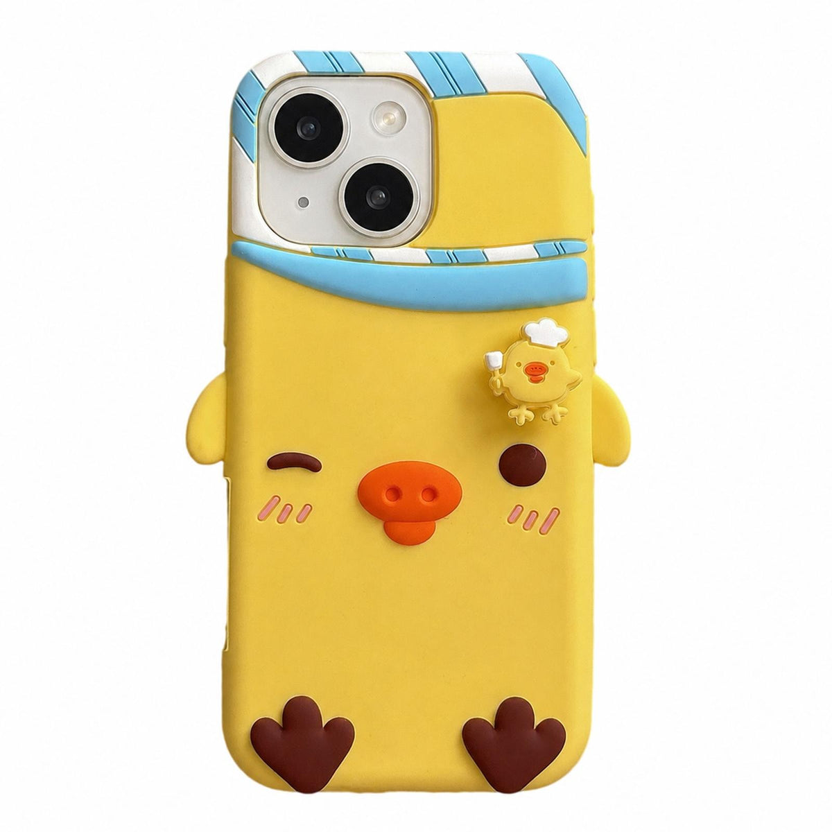 For iPhone 14 Plus Rotated Chicks Silicone Phone Case - Default - EDA009934210