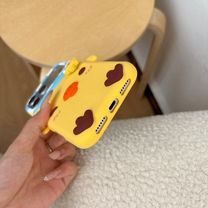 For iPhone 17 Rotated Chicks Silicone Phone Case - Default - EDA009934203