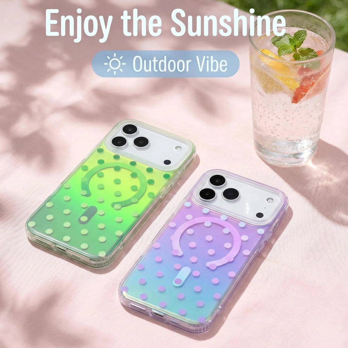 For iPhone 16 Pro Max Gilded Star River Series Magnetic Phone Case - Purple - EDA009935404B