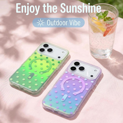 For iPhone 16 Pro Max Gilded Star River Series Magnetic Phone Case - Purple - EDA009935404B