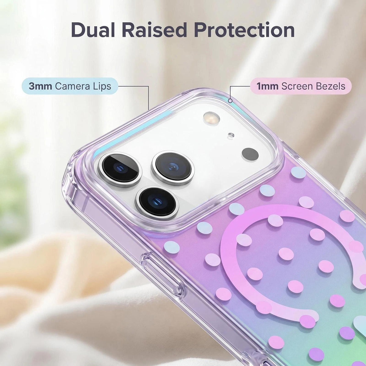 For iPhone 16 Pro Gilded Star River Series Magnetic Phone Case - Green - EDA009935405A