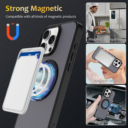 For iPhone 12 / 12 Pro Skin Feel Revolving Kickstand Magnetic Phone Case(Black)