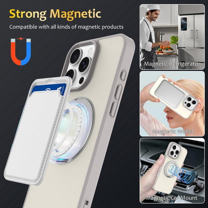 For iPhone 12 / 12 Pro Skin Feel Revolving Kickstand Magnetic Phone Case(Grey)