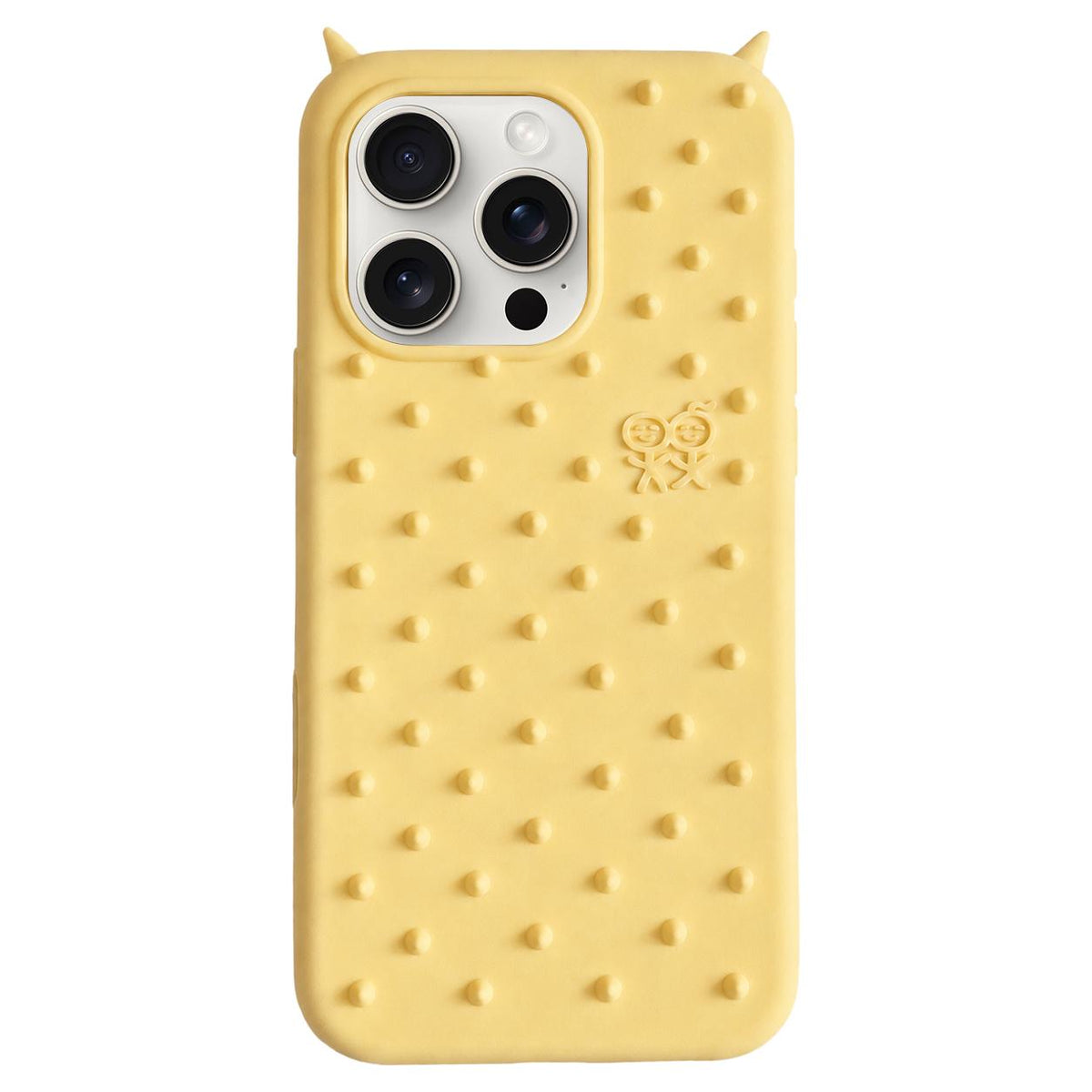 For iPhone 13 Pro Max Demon Spikes Soft Silicone Phone Case - Yellow - EDA009937516A