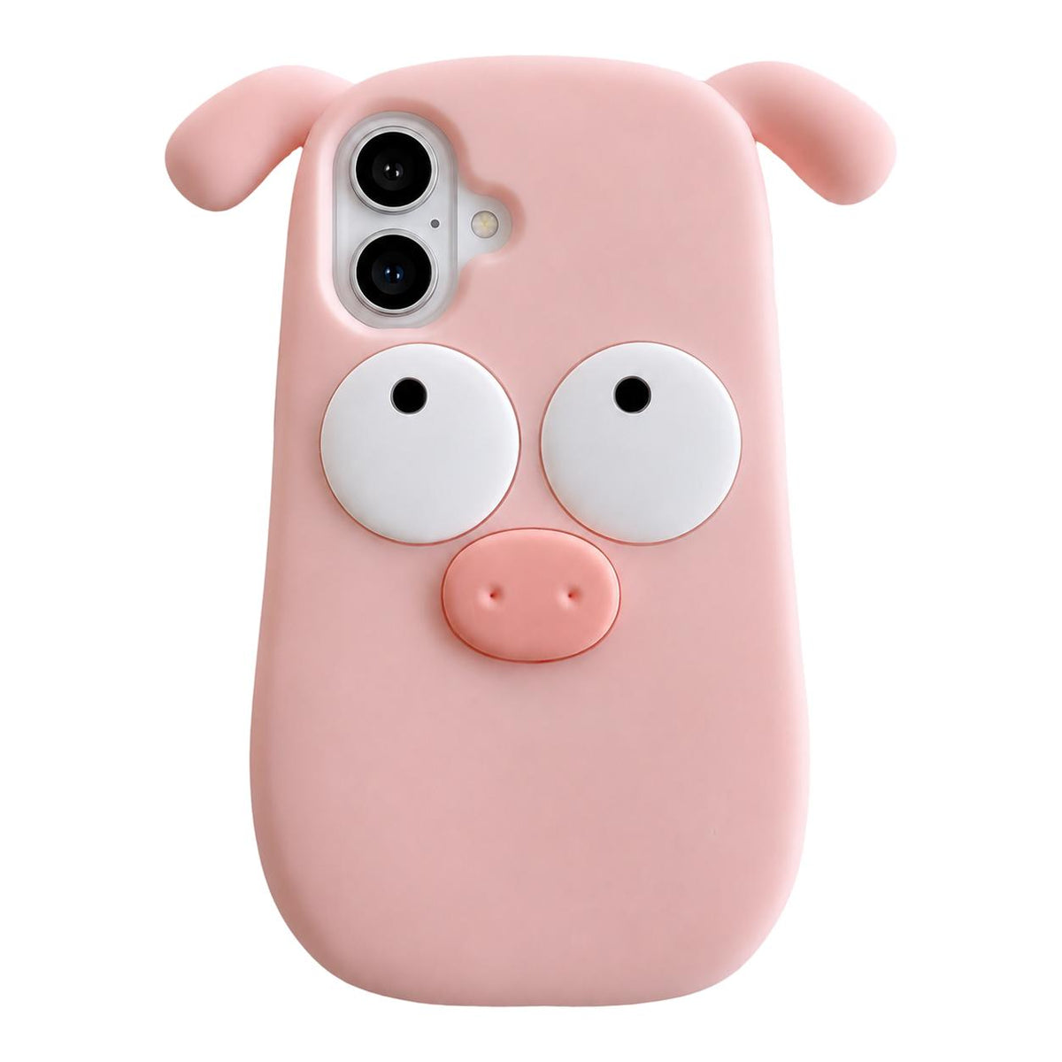 For iPhone 17 Cute Little Pig Silicone Phone Case - Default - EDA009938903