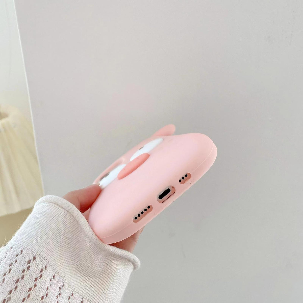 For iPhone 16 Cute Little Pig Silicone Phone Case - Default - EDA009938907