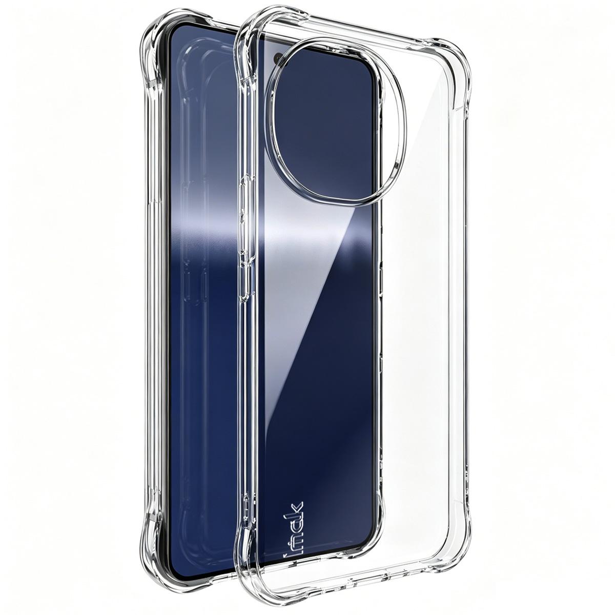 For Sharp Aquos R11 imak Shockproof Airbag TPU Phone Case - Transparent - EDA009939401A
