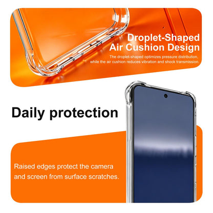 For Sharp Aquos R11 imak Shockproof Airbag TPU Phone Case - Transparent - EDA009939401A