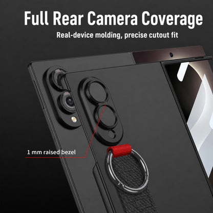 For Galaxy Z Fold8 5G GKK Integrated Ultra-thin Side Wristband Phone Case, Not Included Pen(Carbon Fiber)
