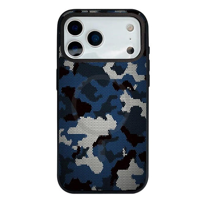 For iPhone 18 Pro Max / 17 Pro Max Camouflage Mosaic Detachable Dual Magnetic PC Hybrid TPU Phone Case - Camouflage - EDA009944601B