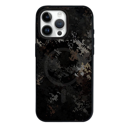 For iPhone 13 Pro Camouflage Mosaic Detachable Dual Magnetic PC Hybrid TPU Phone Case - Mosaic - EDA009944618F