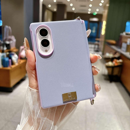 For Galaxy Z Fold8 5G Side Buckle Hinge Phone Case - Purple - EDA009945101C
