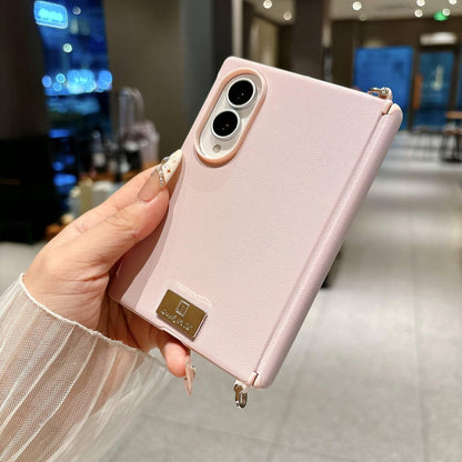 For Galaxy Z Fold8 5G Side Buckle Hinge Phone Case - Purple - EDA009945101C