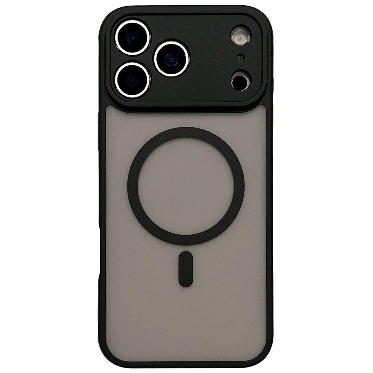 For iPhone 17 Pro Max MagSafe Magnetic TPU Hybrid PC Phone Case - Black - EDA009949301A