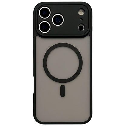 For iPhone 17 Pro Max MagSafe Magnetic TPU Hybrid PC Phone Case - Black - EDA009949301A