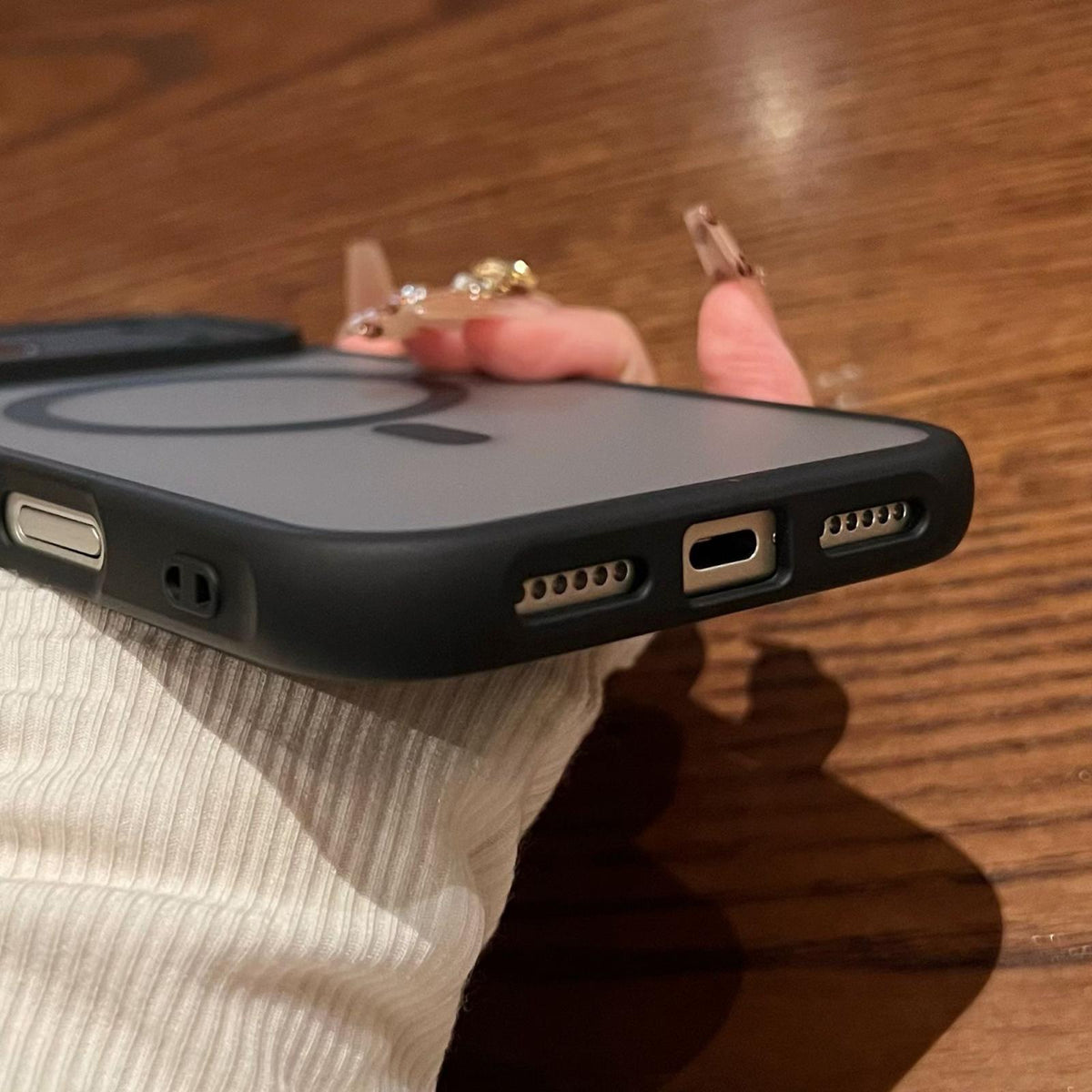 For iPhone 17 Pro Max MagSafe Magnetic TPU Hybrid PC Phone Case - Black - EDA009949301A