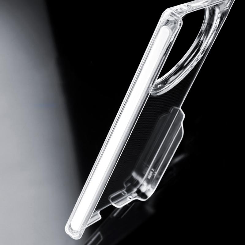 For vivo X Fold6 5G Transparent PC Dual Axis Shockproof Phone Case - Default - EDA009949501