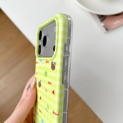 For iPhone 17 Graffiti Pattern 2 in 1 PC Hybrid TPU Phone Case - Colorful Little Fish - EDA009949603A