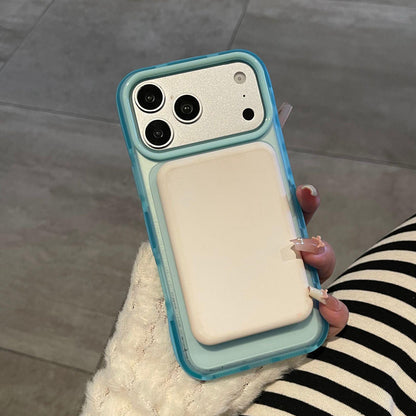 For iPhone 16 Pro Max Dual-Color Translucent Matte Magnetic Phone Case - Orange - EDA009949804G