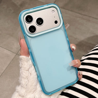 For iPhone 17 Pro Dual-Color Translucent Matte Phone Case - Blue - EDA009950002A