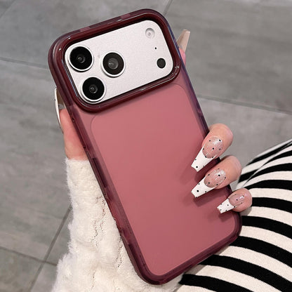 For iPhone 17 Pro Dual-Color Translucent Matte Phone Case - Rose Purple - EDA009950002H