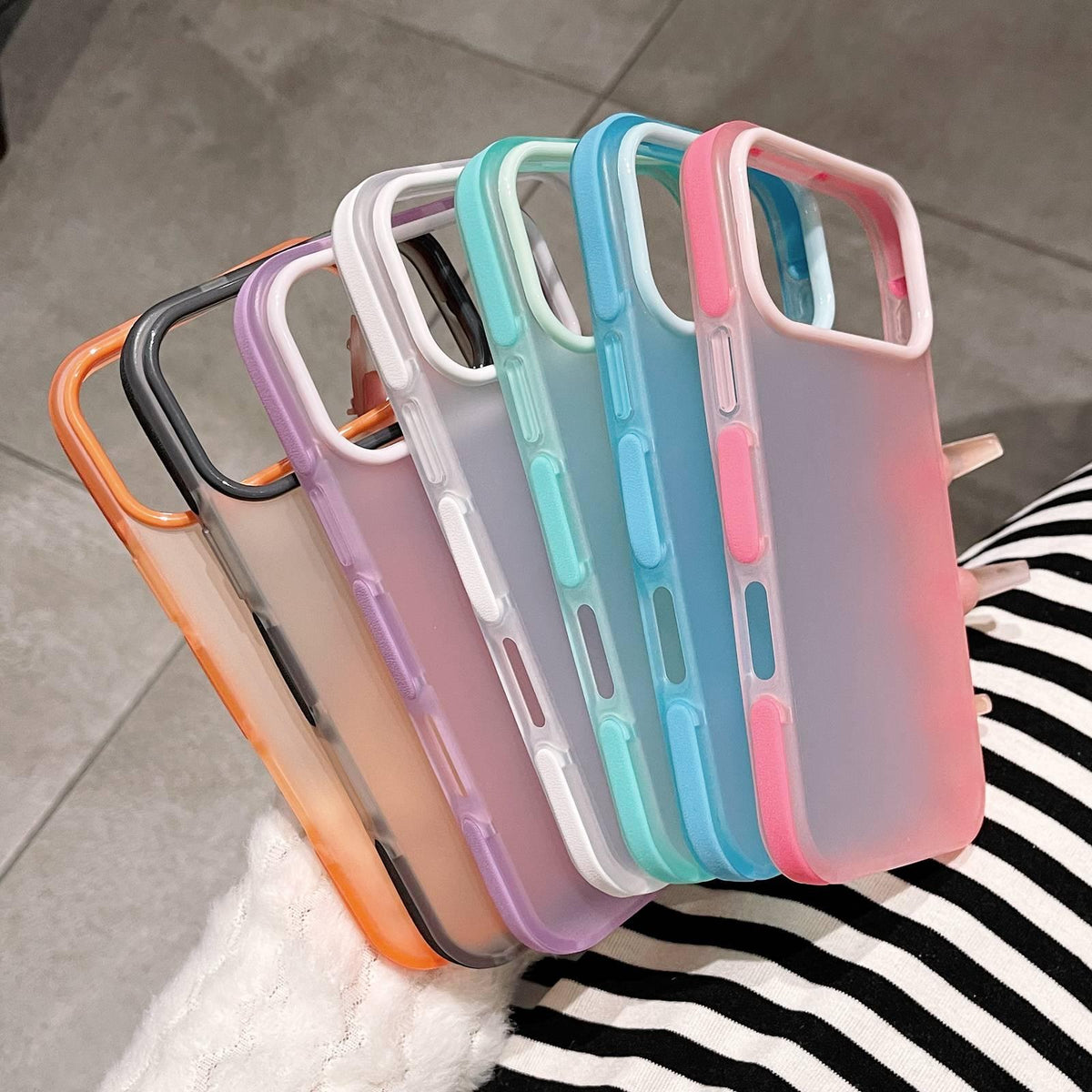 For iPhone 13 Pro Dual-Color Translucent Matte Phone Case - Rose Purple - EDA009950014H
