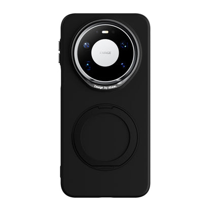 For Huawei Mate 80 Pro Max ABEEL Lightweight Zero Skin Feel Magnetic PC Phone Case with Holder - Black - EDA009950402A