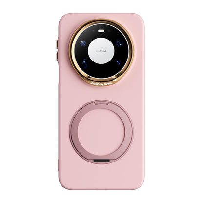 For Huawei Mate 80 Pro Max ABEEL Lightweight Zero Skin Feel Magnetic PC Phone Case with Holder - Pink - EDA009950402B