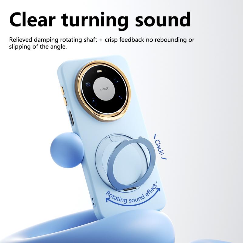 For Huawei Mate 80 Pro Max ABEEL Lightweight Zero Skin Feel Magnetic PC Phone Case with Holder - Sky Blue - EDA009950402F